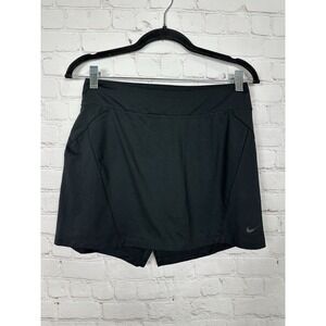 Nike black women's active Athleisure golf tennis pickleball skort skirt Sz S GUC